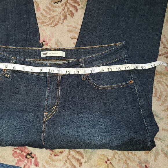 Levi's 580 Boot Cut Dark Wash Denim Jeans - Picture 12 of 12